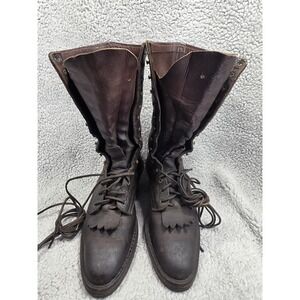 White's Hunter Vibram Handmade Spokane Leather Boots Mens Size 10.5?? SEE DESC